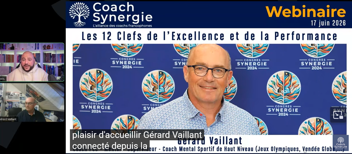 Webinaire avec coach synergie
